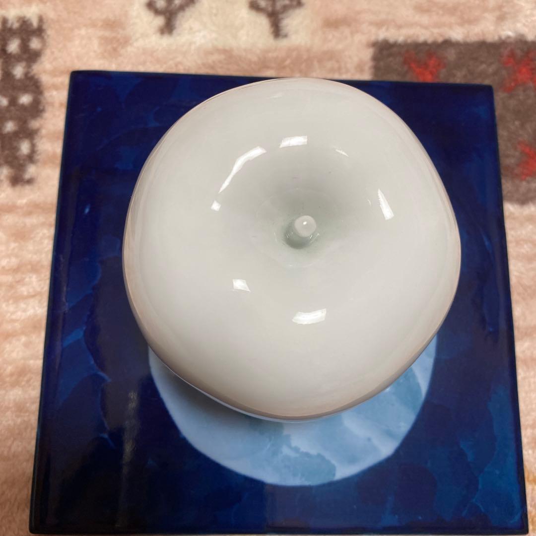 リンゴ型陶器オブジェ