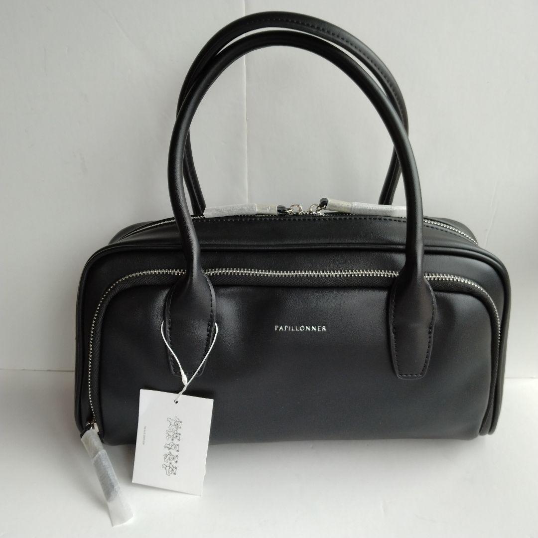 コラージュガリャルダガランテ グレイトフルチャーム付き　ボストンバッグ　ブラック