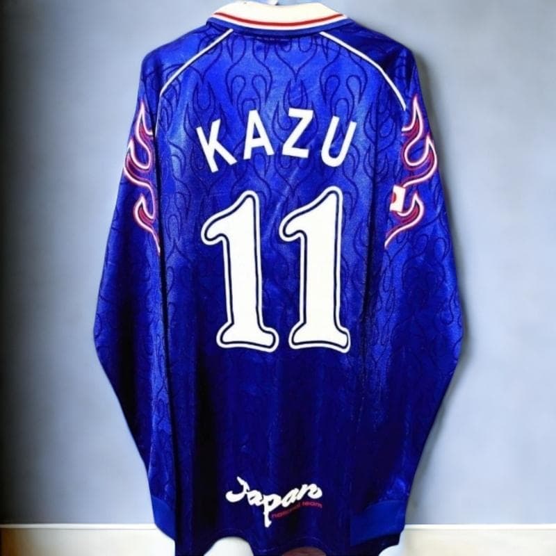 1998日本代表 長袖 シャツ KAZU 11 三浦知良