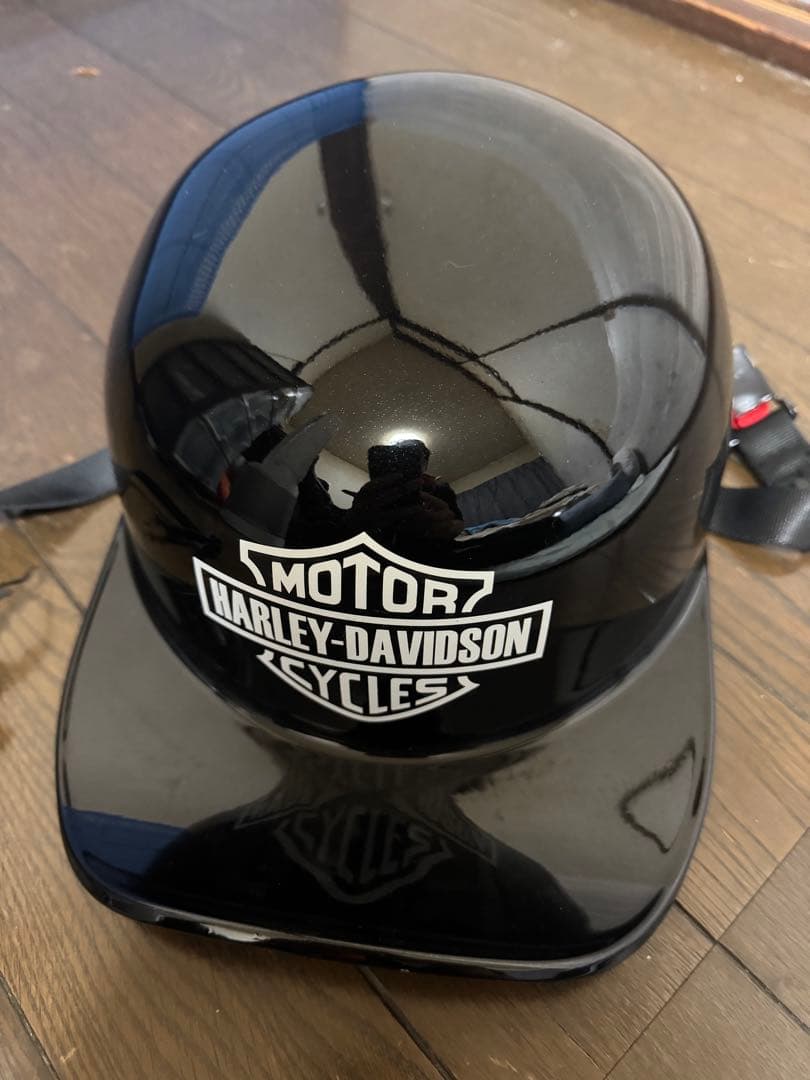 ハーレーダビッドソン 半帽ヘルメット 黒