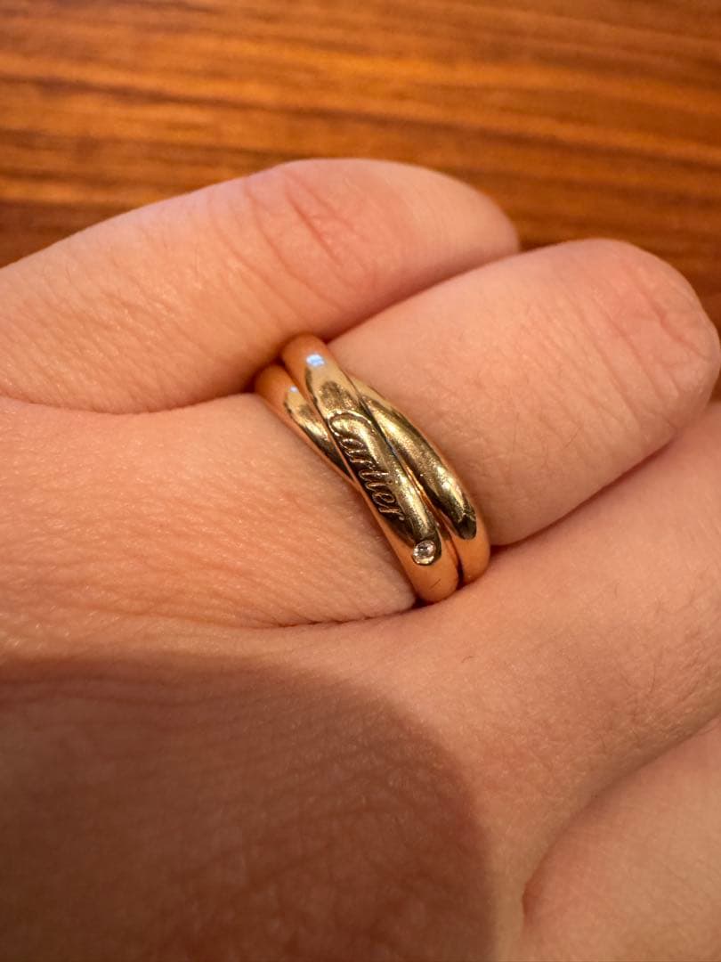 【2月値上予定】Cartier トリニティSM / PG 53号（12.５号）