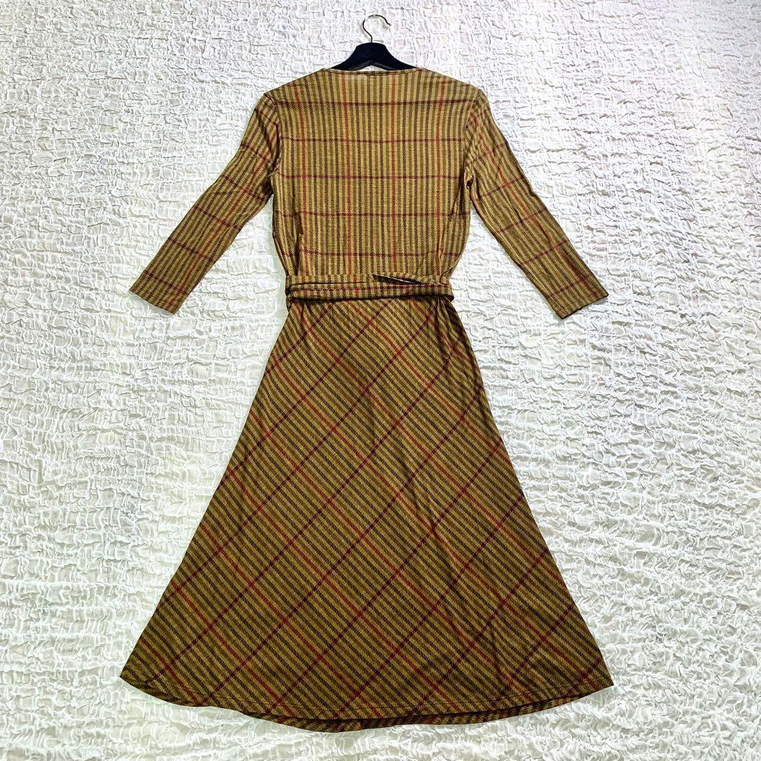 MaxMara マックスマーラ ウエストリボン カシュクールワンピース