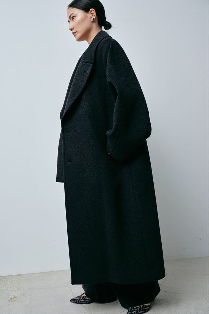 ウールカシミヤロングコート