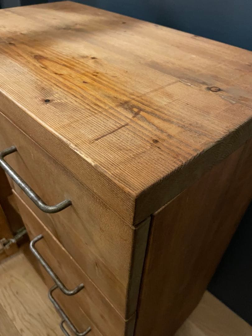 NEALD 無垢カップボード キャビネット ブラウン