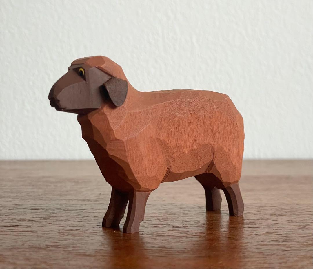 ハーン ヒツジ（茶色）