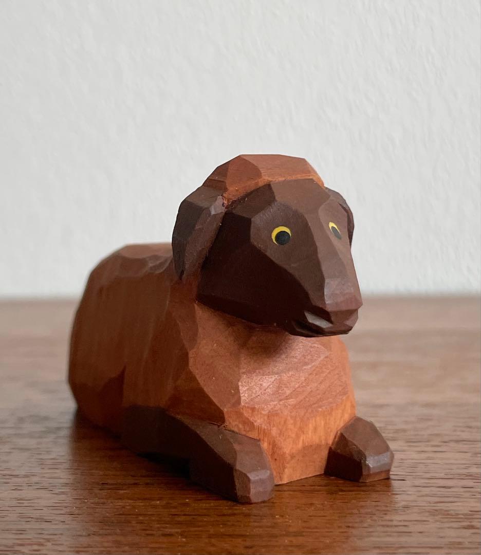 ハーン ヒツジ（茶色）