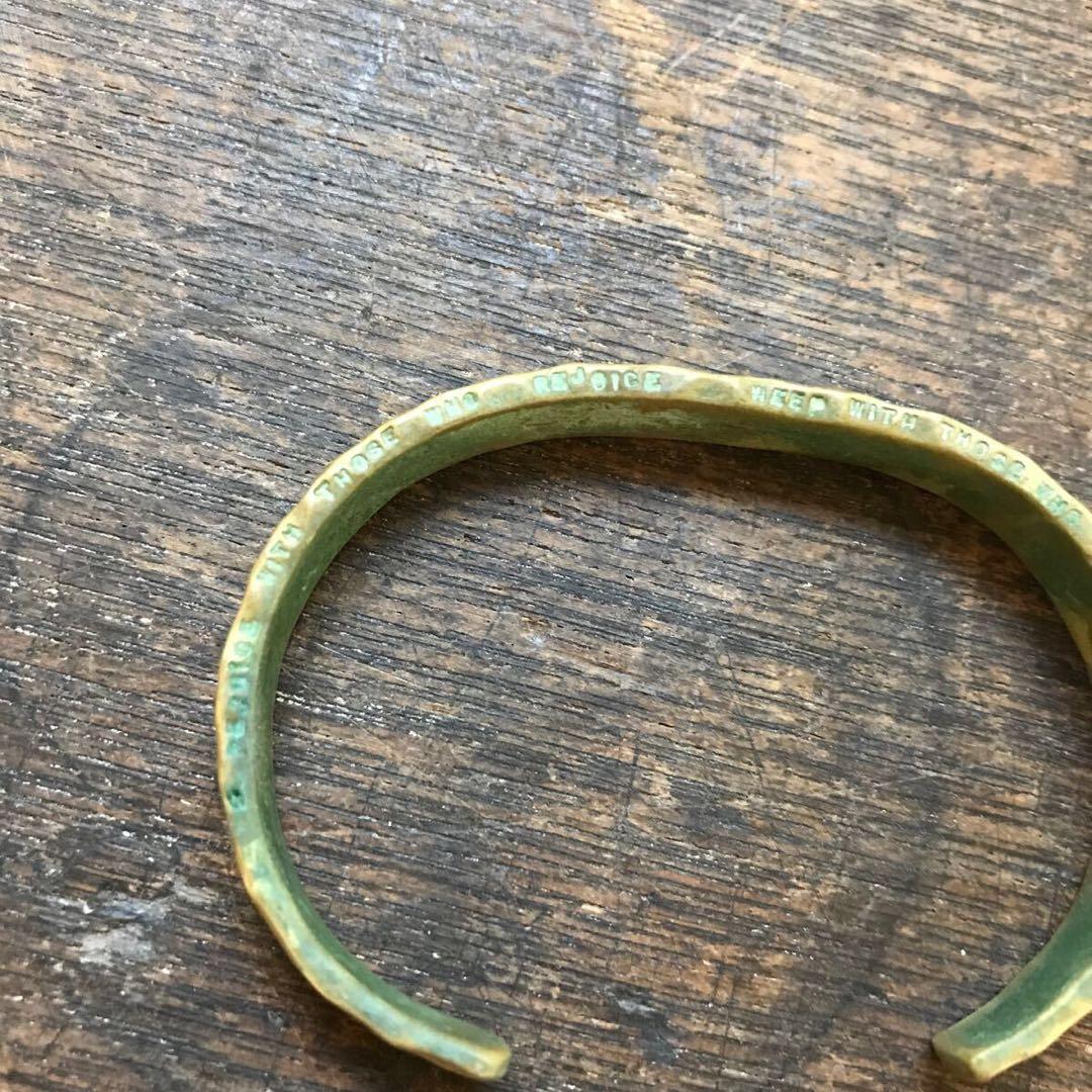 2*4様 刻印あり THE REJOICE ブロンズ ビンテージ バングル ブレ