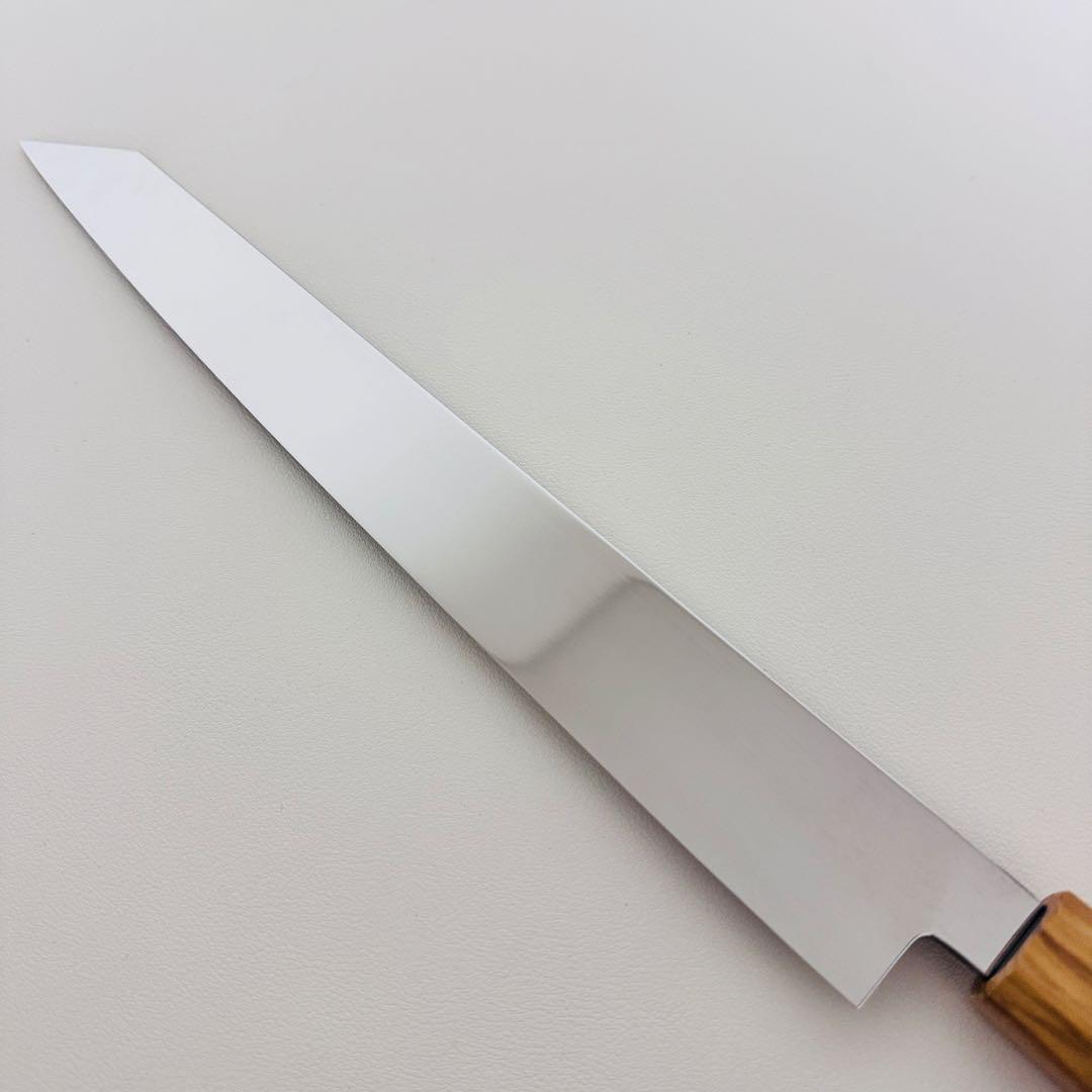 270mm 切付柳刃 鏡面　オリーブウッド八角柄 刺身包丁 全鋼 和包丁