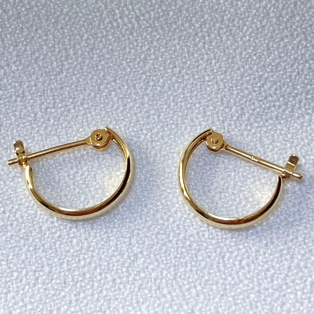 ANEMONE K10 ミニフープピアス イエローゴールド