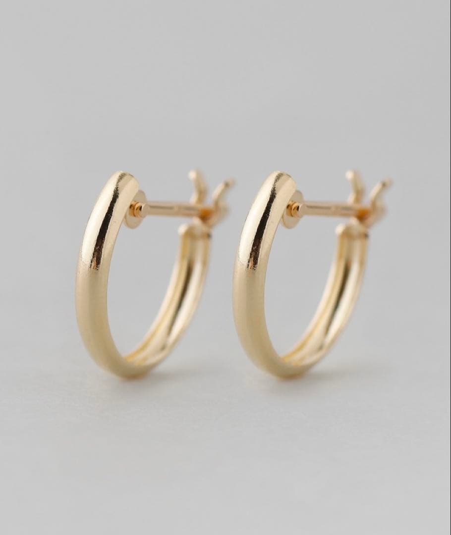 ANEMONE K10 ミニフープピアス イエローゴールド