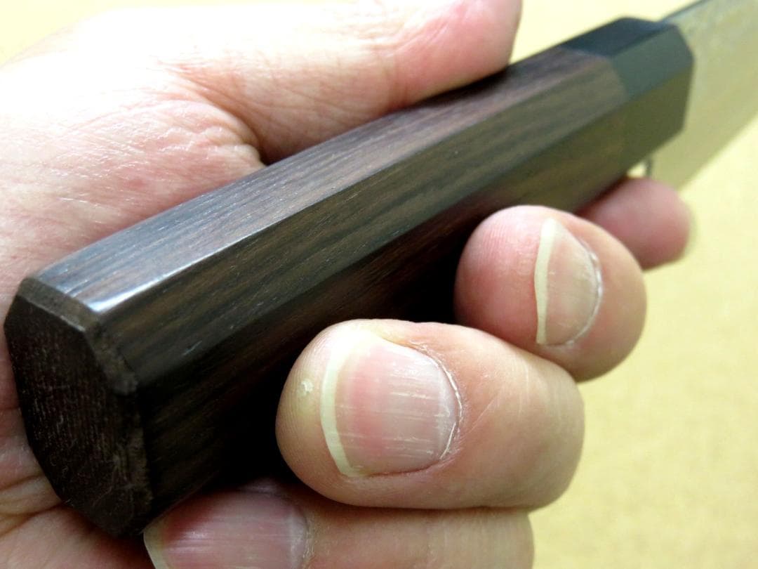 関の刃物 三徳包丁 180mm ダマスカス 45層 鎚目 両刃 万能包丁 ナイフ