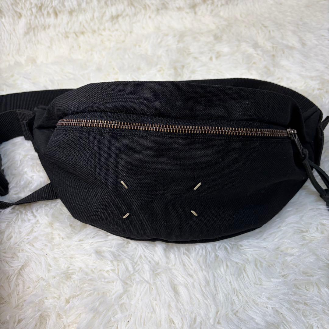 【✨良品✨】メゾンマルジェラ 4ステッチ ボディバッグ ウエストポーチ