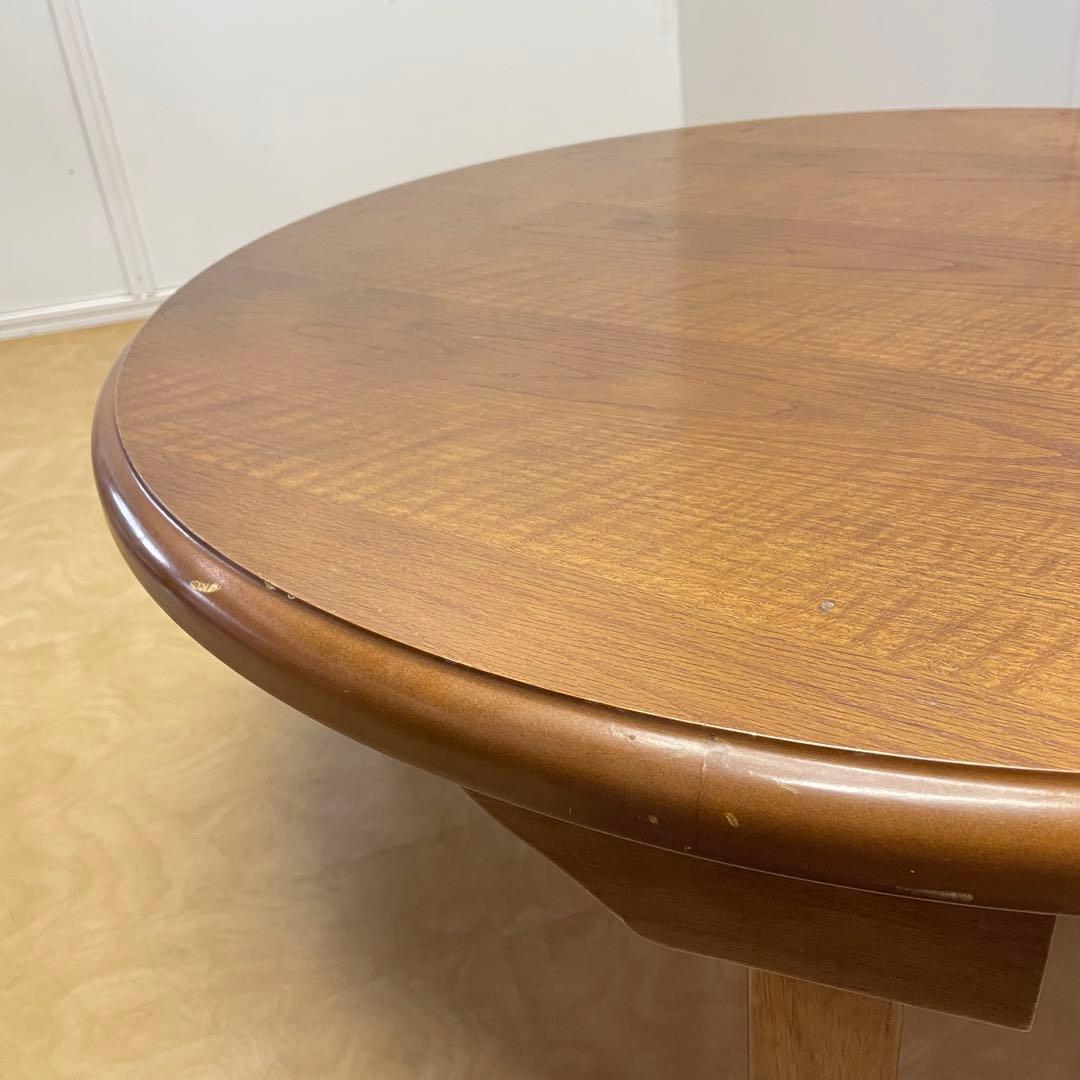 丸テーブル 幅90センチ 折りたたみ 丸ちゃぶ台 折り畳み 座卓 木製 レトロ