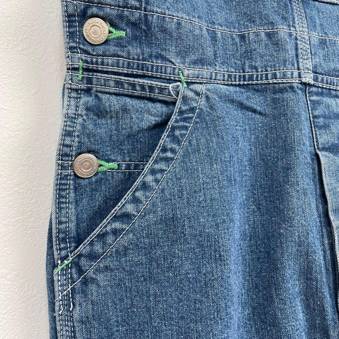 【HOLIDAY】 スリムフレアデニムオーバーオール