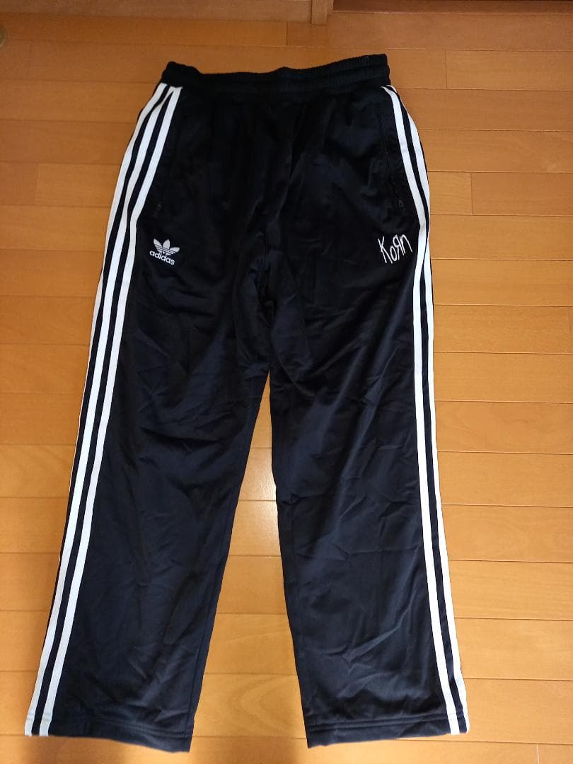 新品ADIDAS Korn PANT-BLACK (SIZE: L)