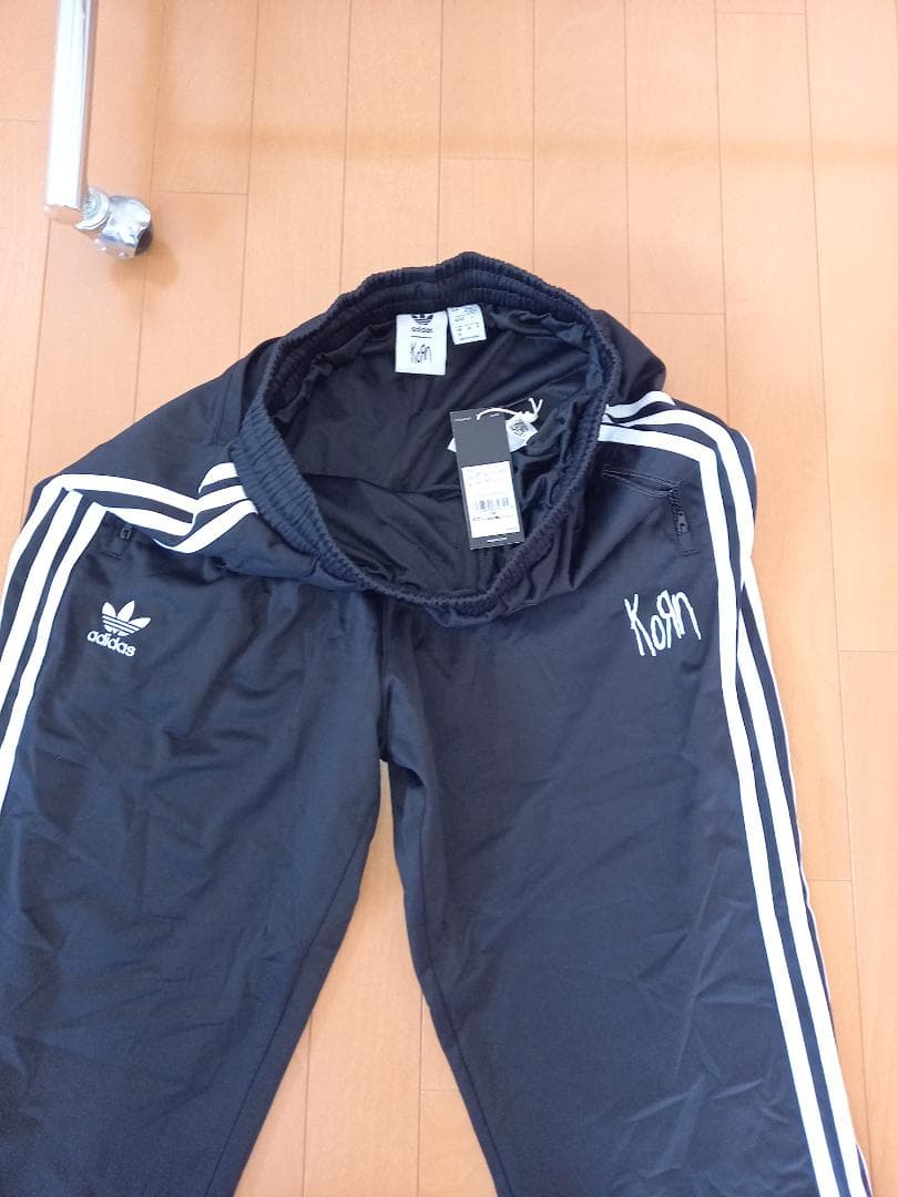 新品ADIDAS Korn PANT-BLACK (SIZE: L)