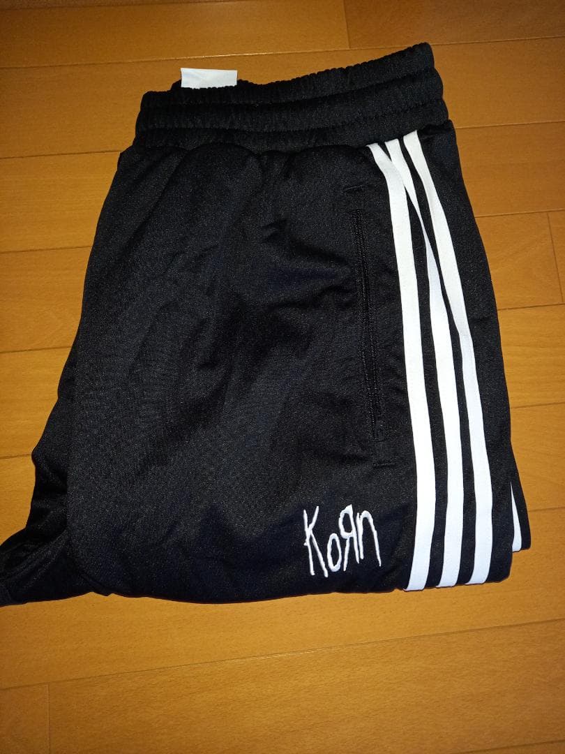 新品ADIDAS Korn PANT-BLACK (SIZE: L)