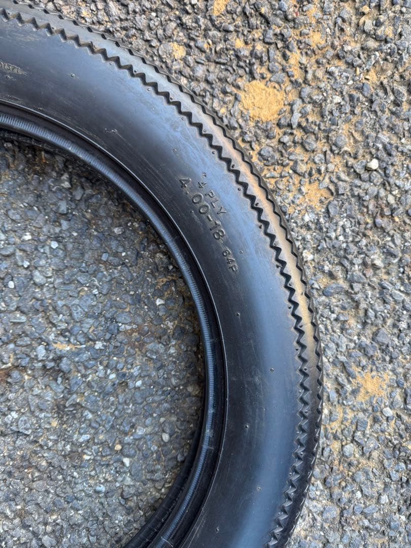 Firestone バイク用タイヤ 4.00×18 ビンテージ　ハーレー