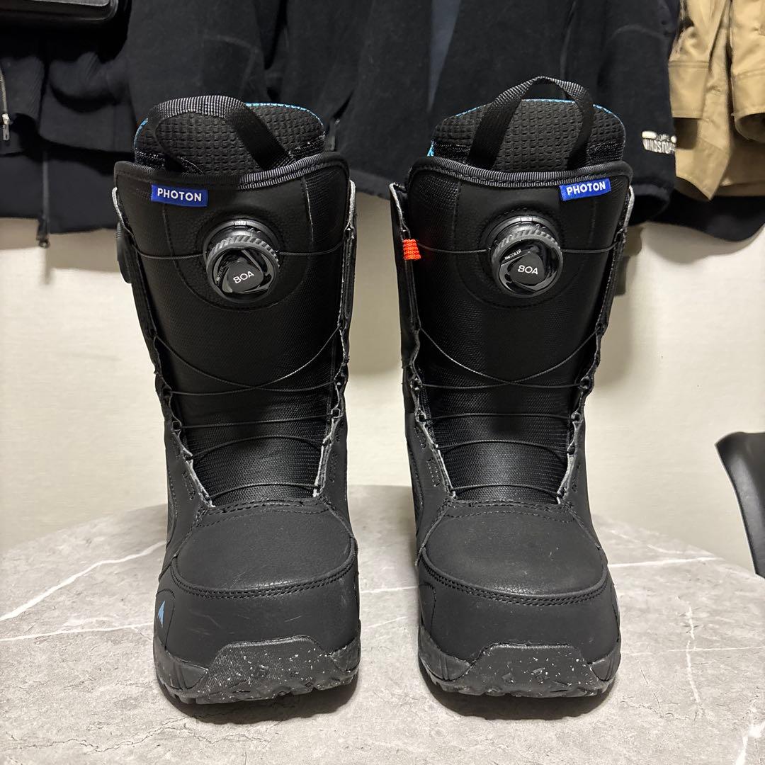 BURTON PHOTONスノーボードブーツ 25.5cmブラック美品ケース付き