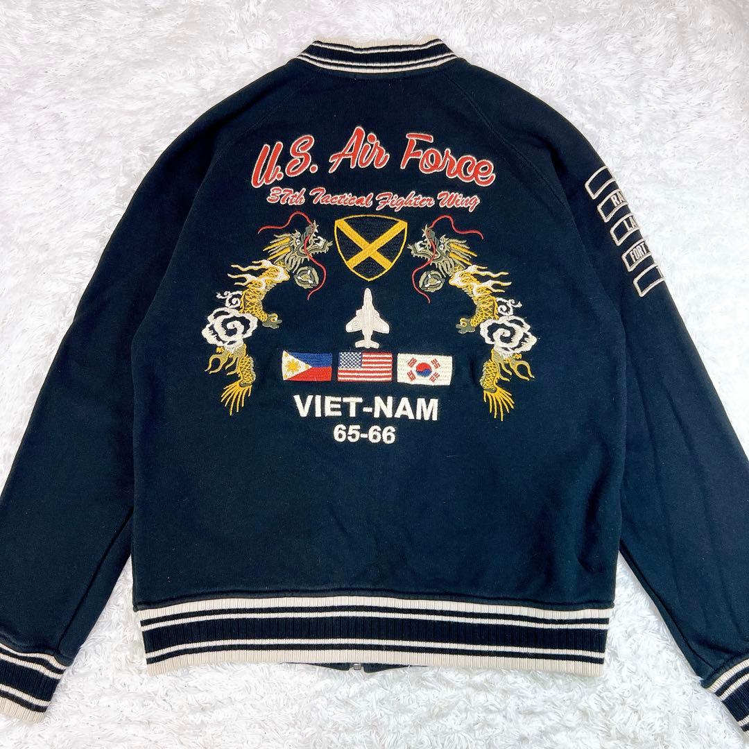 AVIREX ドラゴン刺繍 ベトジャン スカジャン