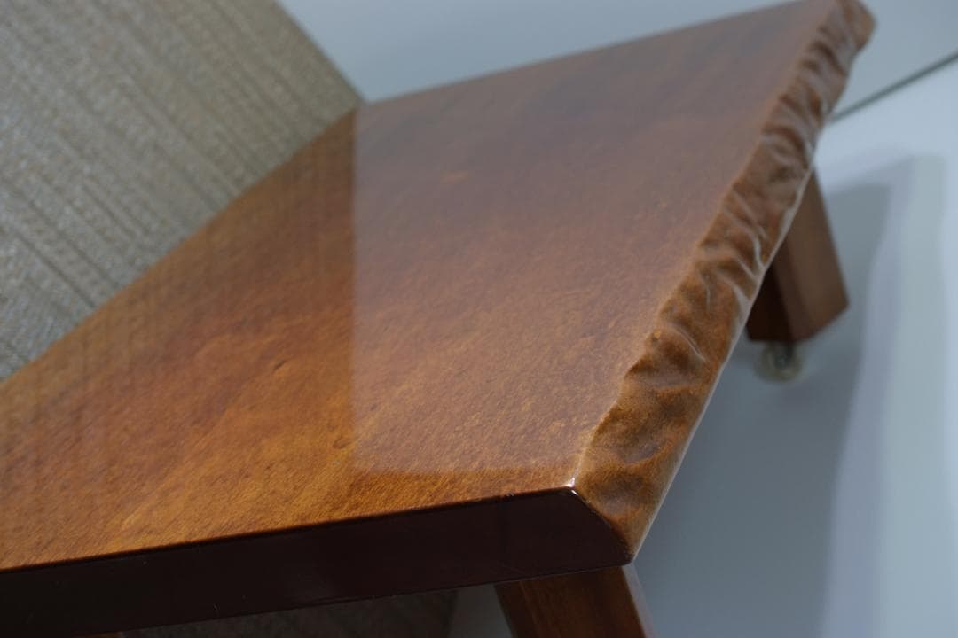 天然木 銘木 一枚板 センターテーブル 和室座卓 リビング別荘 札幌近郊配達無料