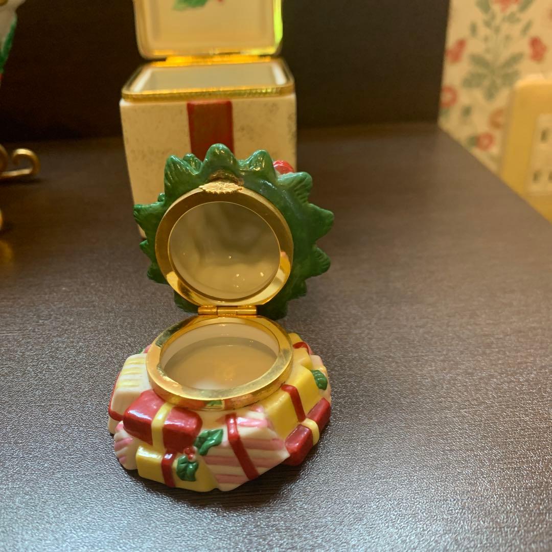 クリスマス　陶製デコレーションセット