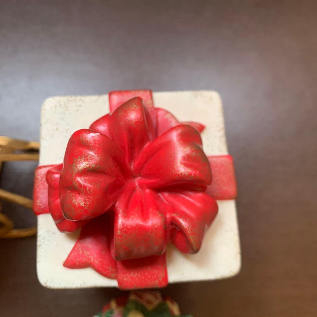 クリスマス　陶製デコレーションセット