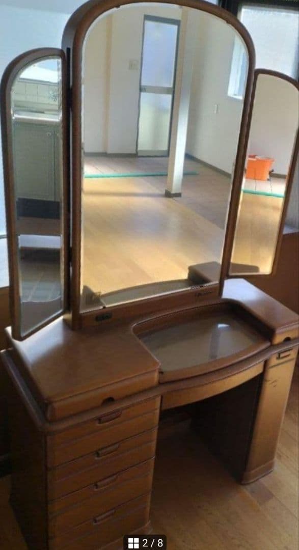 フランスミラー　ドレッサー　鏡台