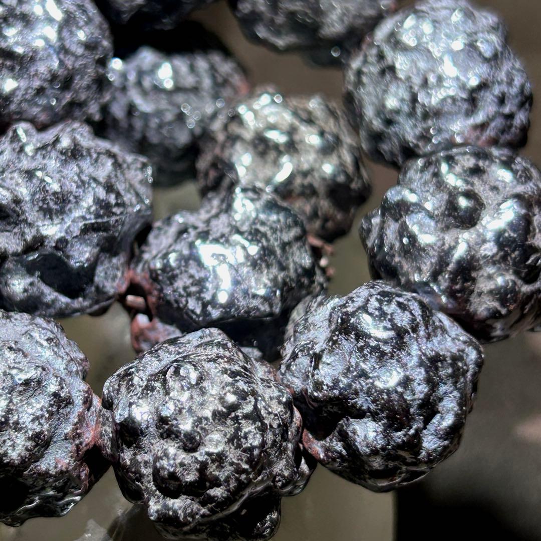 ☆最高級品！メテオライト　隕石　ブレス　原石　帝王宝珠！宇宙聖石