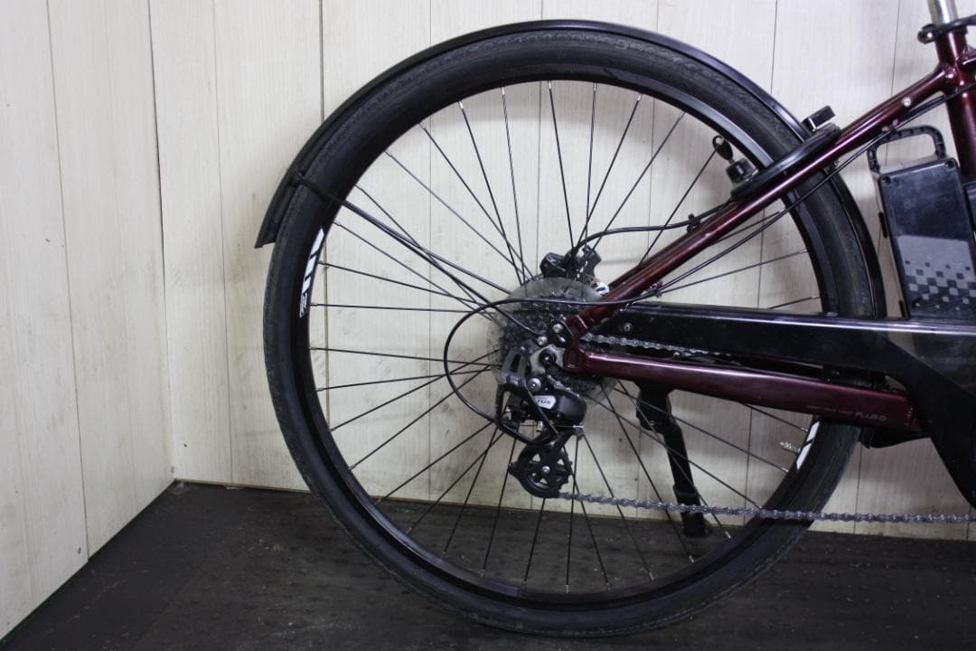 あさひ製 オフィスプレスe-L 700C 8速 大容量9.6AH クロス電動