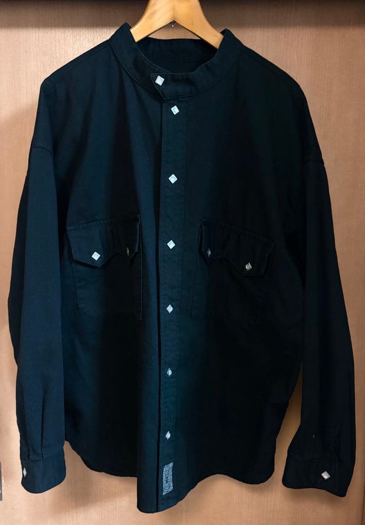 トップス Tenderloin pique sht snap button L