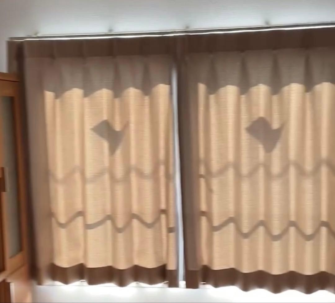 カーテン　カズマ　アイボリー　美品