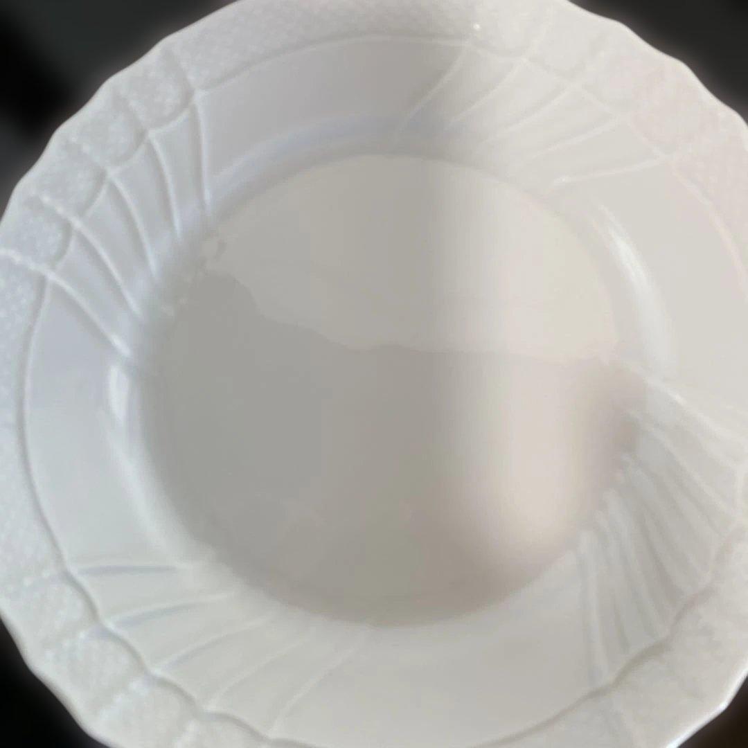 リチャードジノリ＊ベッキオホワイト＊19.5センチプレートセット 7枚