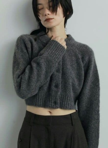 【タグ付き新品】anuke Melange Knit Cardigan