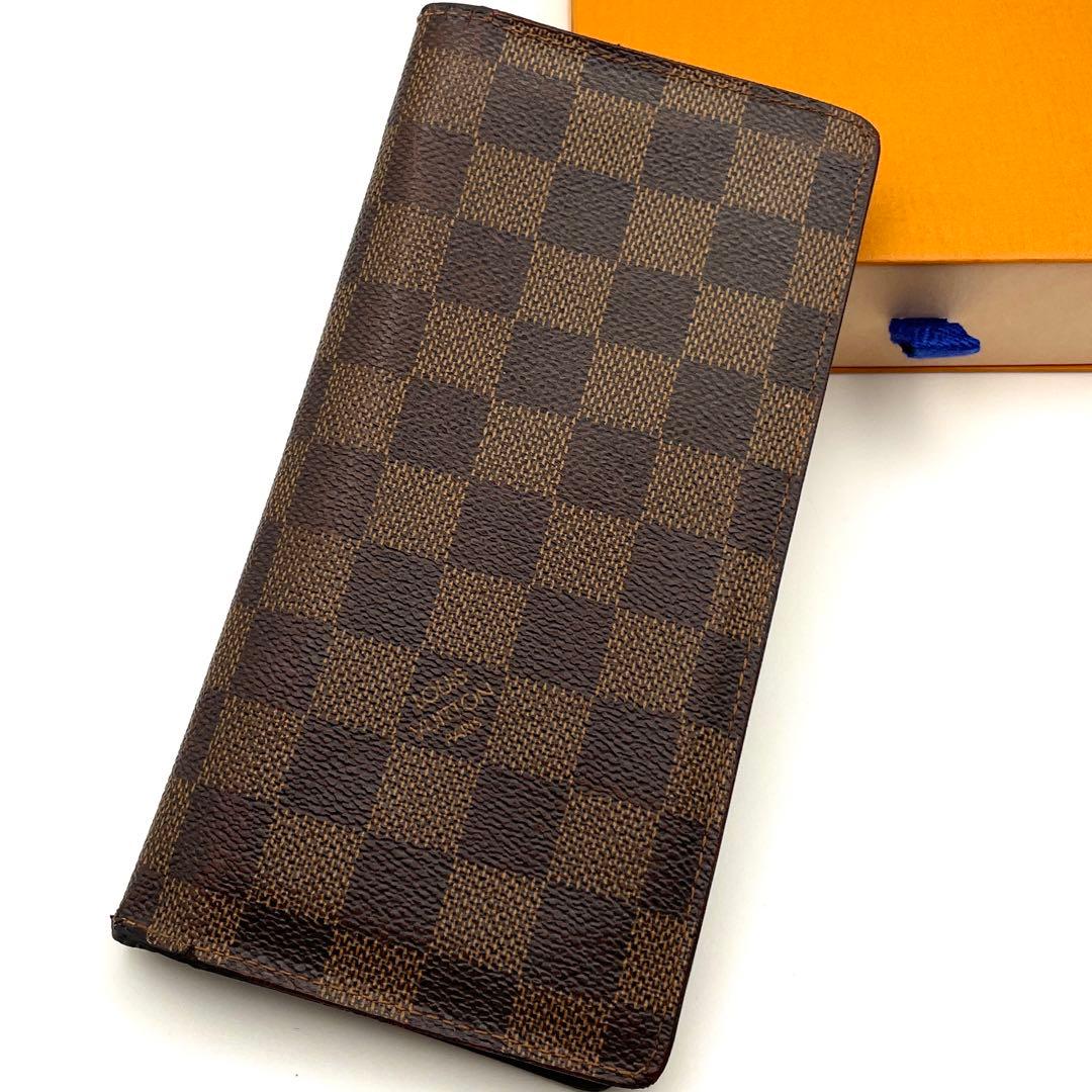 【お手頃価格】ルイヴィトン 長財布 ポルトフォイユ ブラザ ダミエ エベヌ