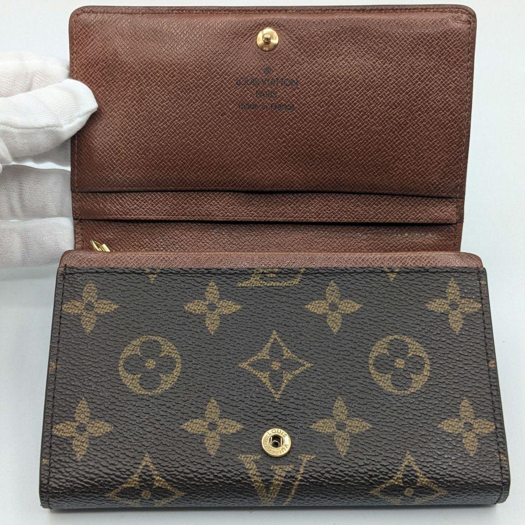 Louis Vuitton 二つ折り財布 モノグラム トレゾール M61736
