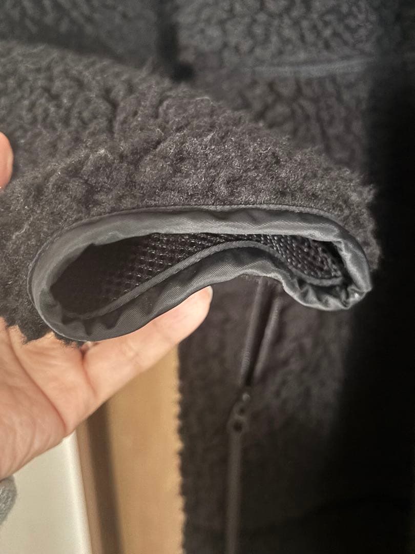 HYKE ハイク　ボアコート　ブラック