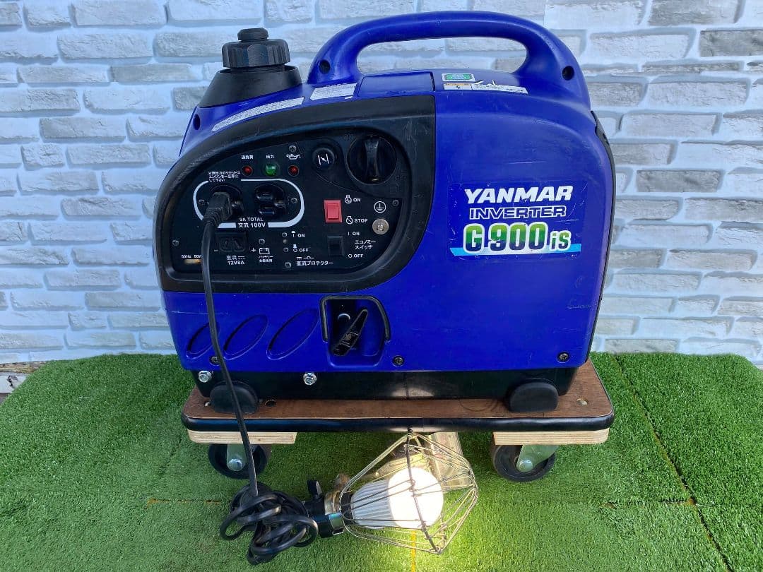 好調エンジン/14日保証付き YANMARインバーターG900IS 発電機 78
