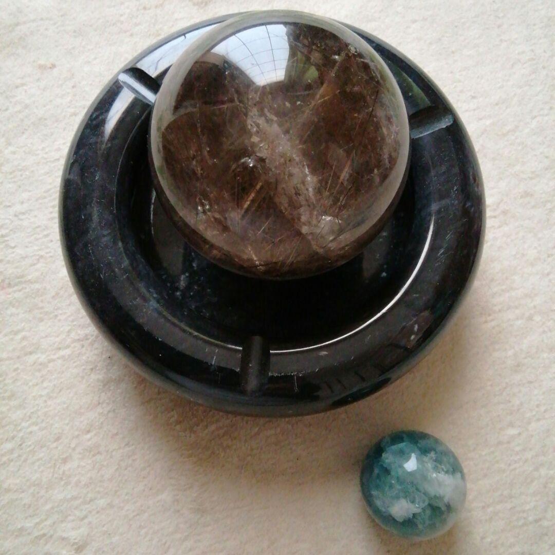 Ｙｕｒａｒｉａ ✡モーキールチルクォーツ 大スフィアおまとめセット