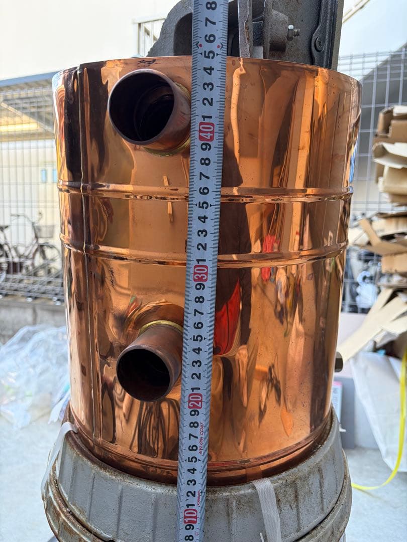 風呂釜　石炭　薪　レトロ