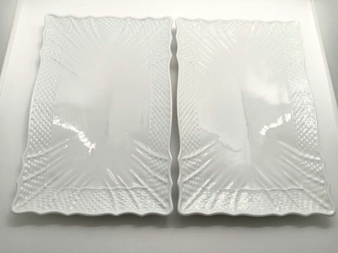 リチャードジノリ ベッキオホワイト 長方形プレート