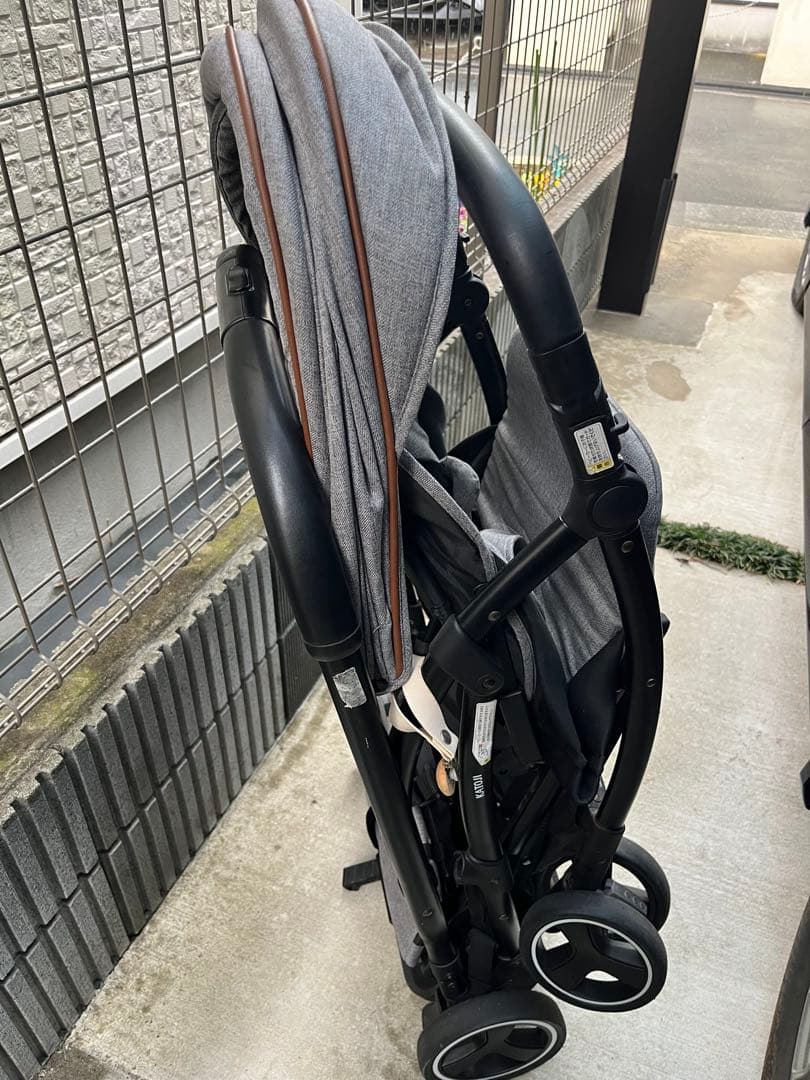 【説明書付】KATOJI ベビーカー 2-Seater next グレー