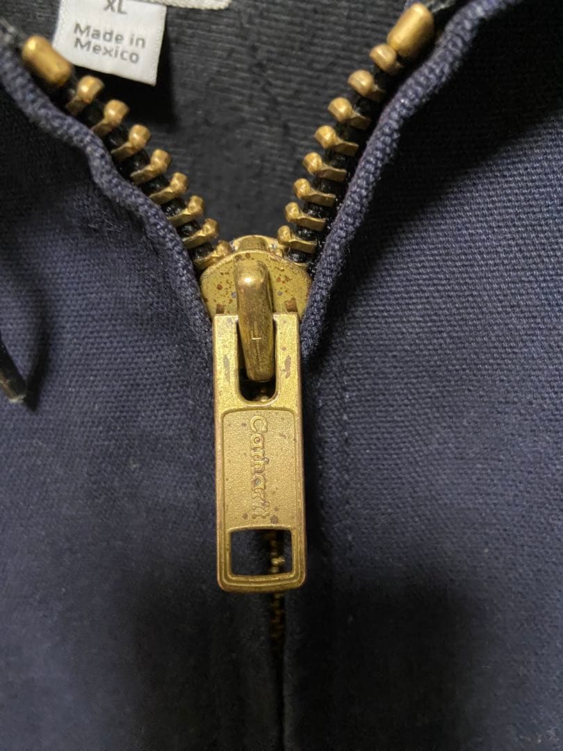 carhartt カーハート アクティブジャケット XL メキシコ製 企業ロゴ