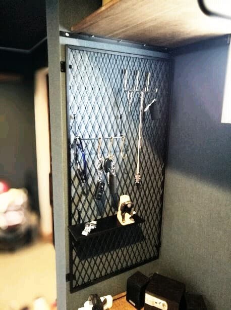 おしゃれ　便利　ウォールラック