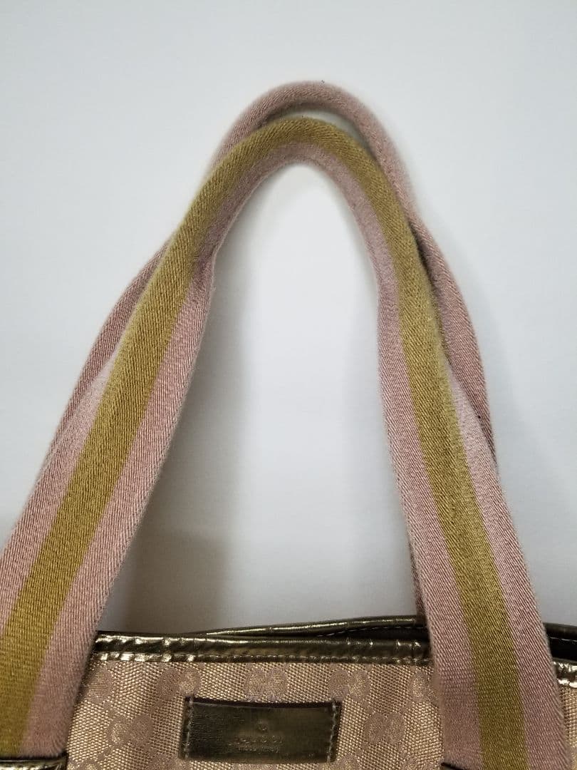 GUCCI GGキャンバス トートバッグ/ショルダーバッグ（ナイロンキャンバス）