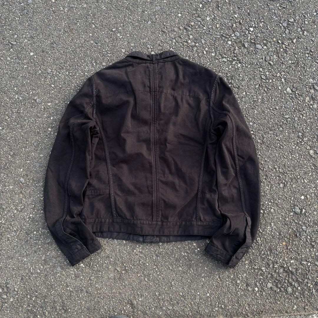 00s OLD GAP ライダース ジャケット ブラック 短丈 y2k wジップ