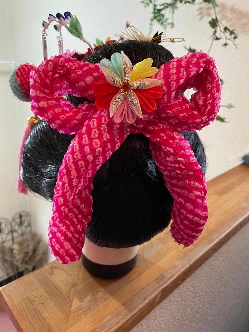 七五三髪飾り（鶴）