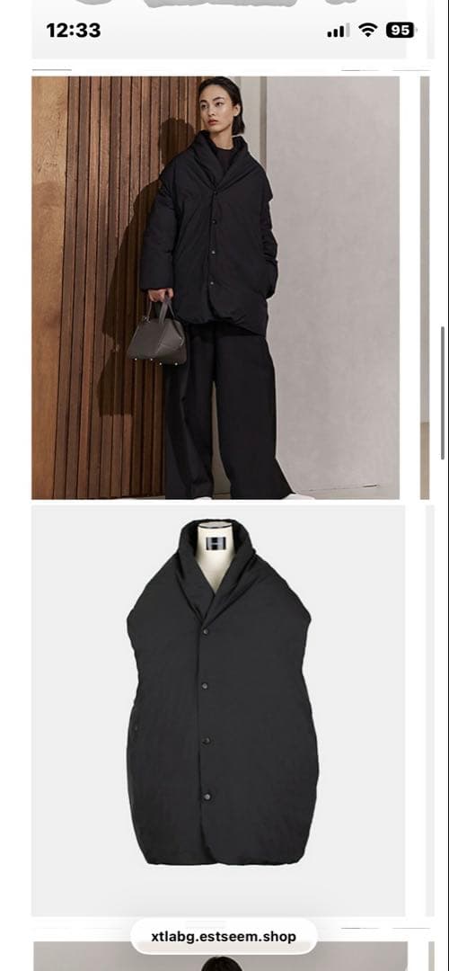 YONFA♡ヨンファ　ブラック ダウンジャケット　M 新品未使用タグ付　週末値下