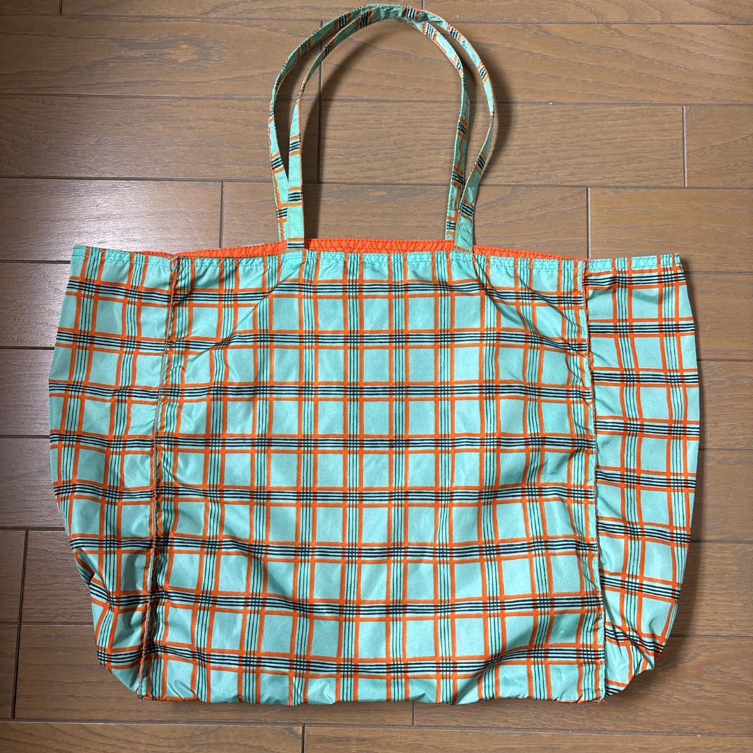 【希少・美品】PRADA プラダ リナイロン チェック柄 トートバッグ