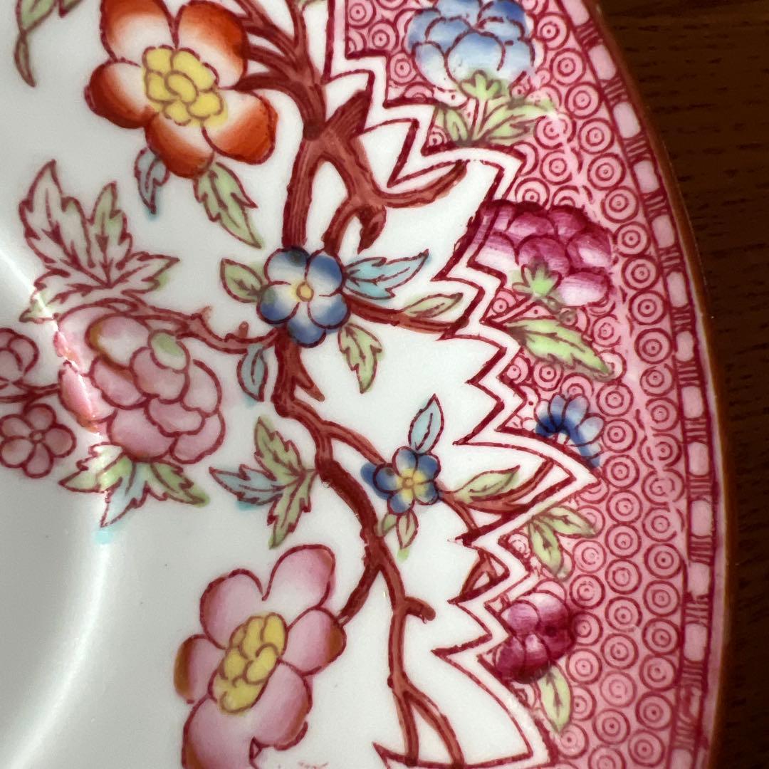 フランスサルグミンヌ窯、Mintonパターン219 ティーカップ＆ソーサー